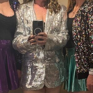 taylor swift the era’s tour “the man” sequin blazer jacket